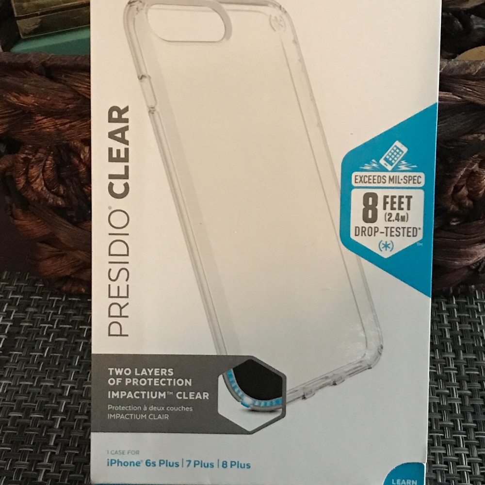 Speck 6/7/8 plus clear case
